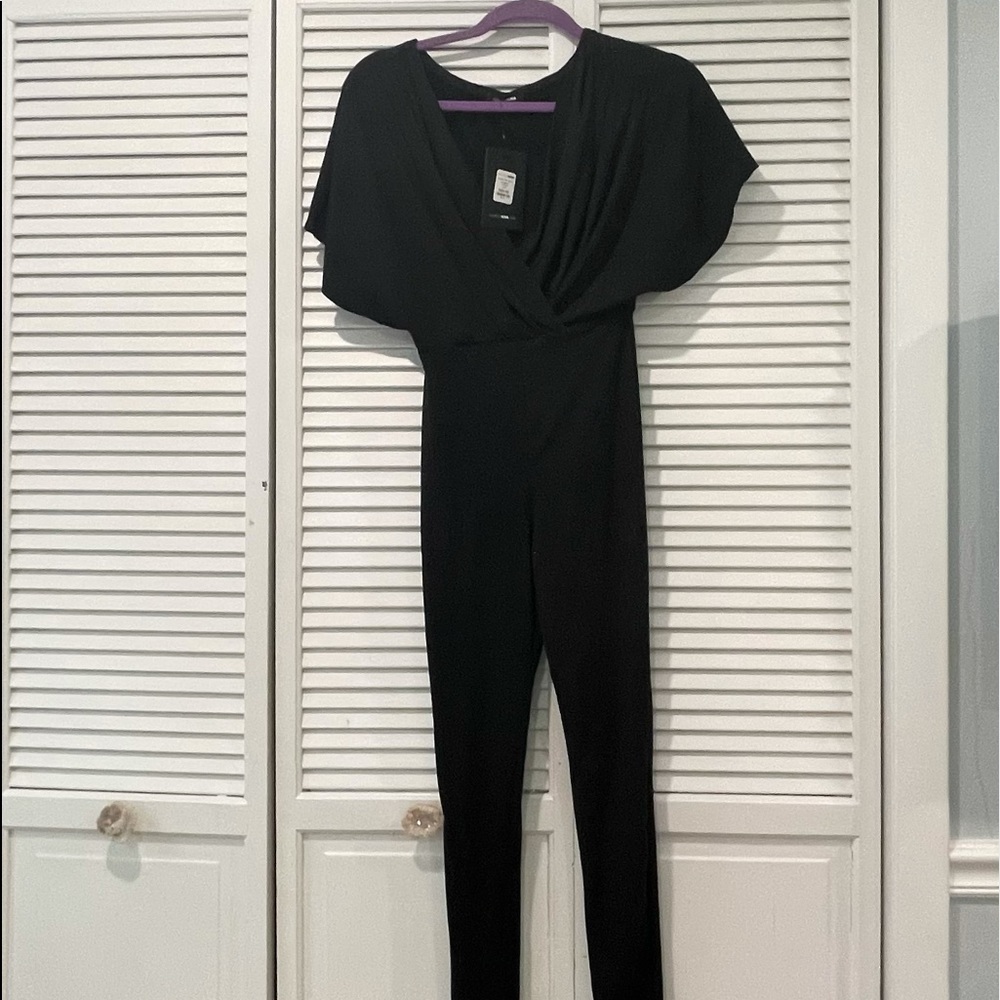 Fashion Nova Black Jumpsuit. Brand New